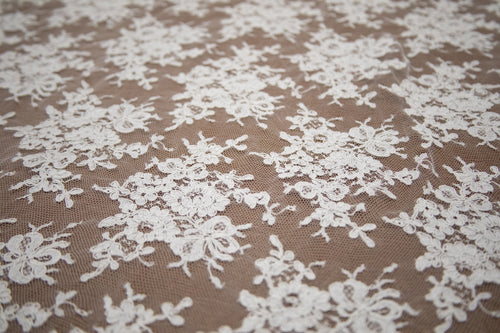 Alencon Lace in Off-White, Made in France