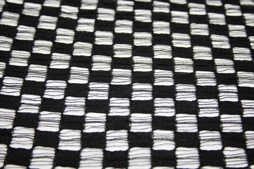 Abstract Lace in Black, Made in France