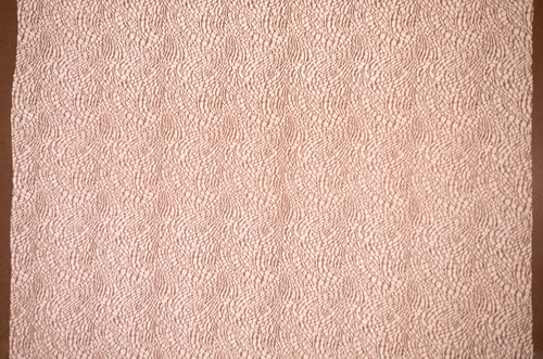 Abstract Stretch Lace in Light Peach & Nude, Made in France