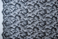 Abstract Lace in Black, Made in France