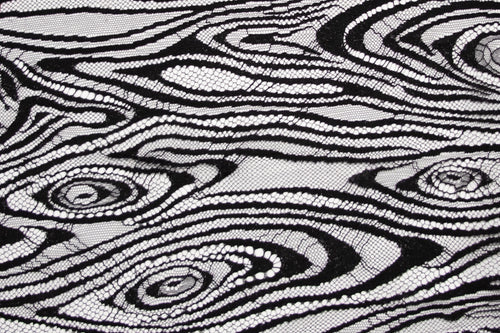 Abstract Lace in Black, Made in France