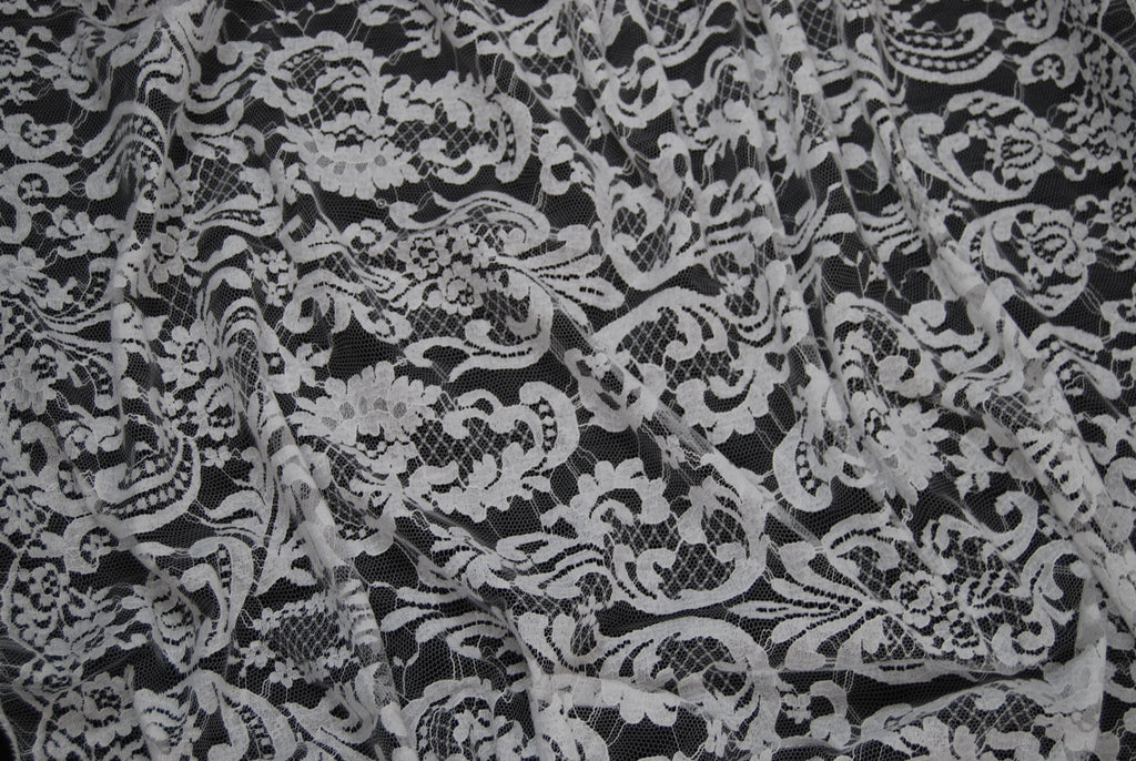 Cotton Lace in Off-White, Made in France