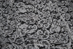 Cotton Lace in Off-White, Made in France