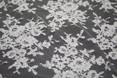 The Best French Leavers Allover Off-White Alençon Lace