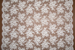 The Best French Leavers Allover Off-White Alençon Lace