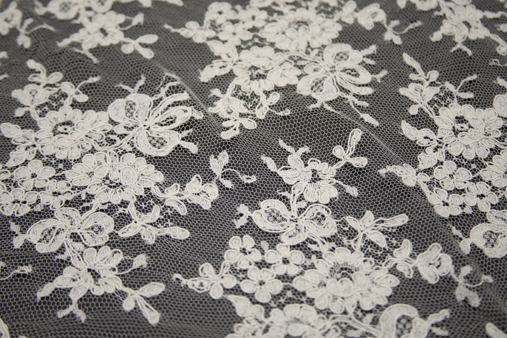 Alencon Lace in Ivory, Made in France