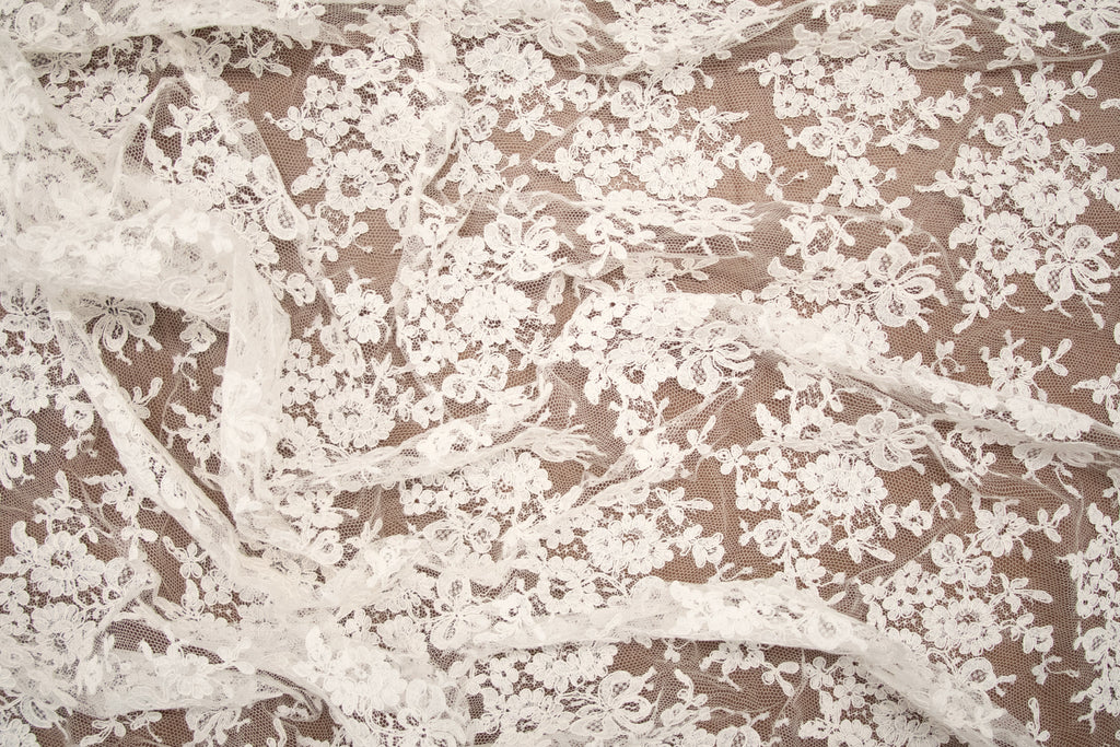 Alencon Lace in Ivory, Made in France