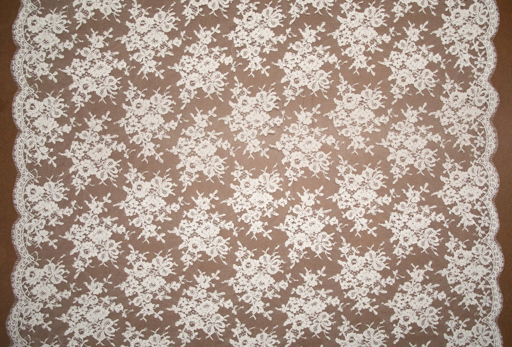 Alencon Lace in Ivory, Made in France