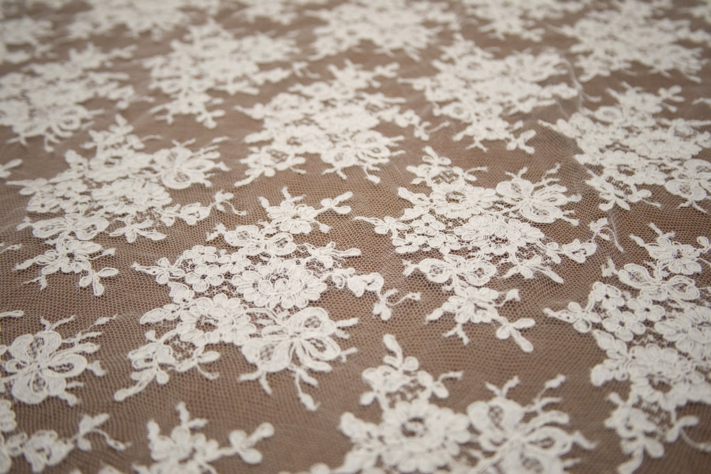 Alencon Lace in Ivory, Made in France