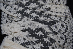 Alencon Bridal Lace in Off-White, Made in France