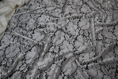 Floral Lace in Off-White/White, Made in France