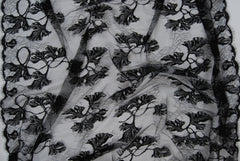 Abstract Lace in Black, Made in France