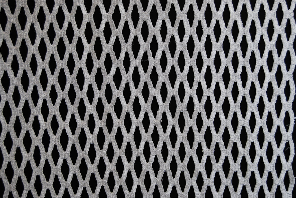 Abstract Stretch Lace in Off-White, Made in France