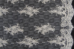 Alencon Bridal Lace in Off-White, Made in France