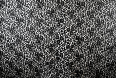 Floral Stretch Lace in Black, Made in France