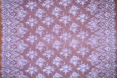 Floral Lace in Royal Blue Metallic, Made in France