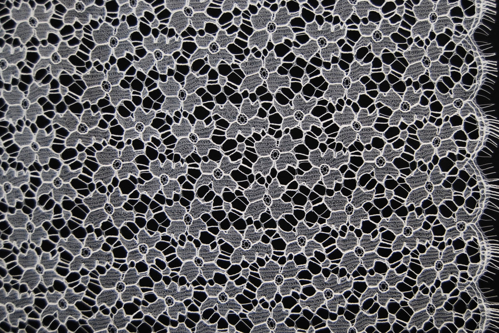Floral Lace in Off-White, Made in France