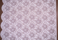 The Best French Leavers Allover Non-Optic White Floral Lace
