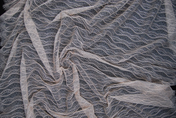 Chantilly Lace in Nude, Made in France
