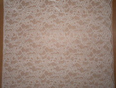 The Best French Leavers Allover Off-White/Silver Chantilly Lace