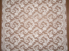 The Best French Leavers Allover Off-White Floral Lace