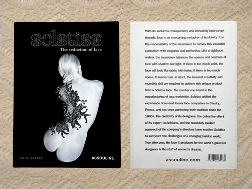 Solstiss Book: The Seduction of Lace (Hardcover)
