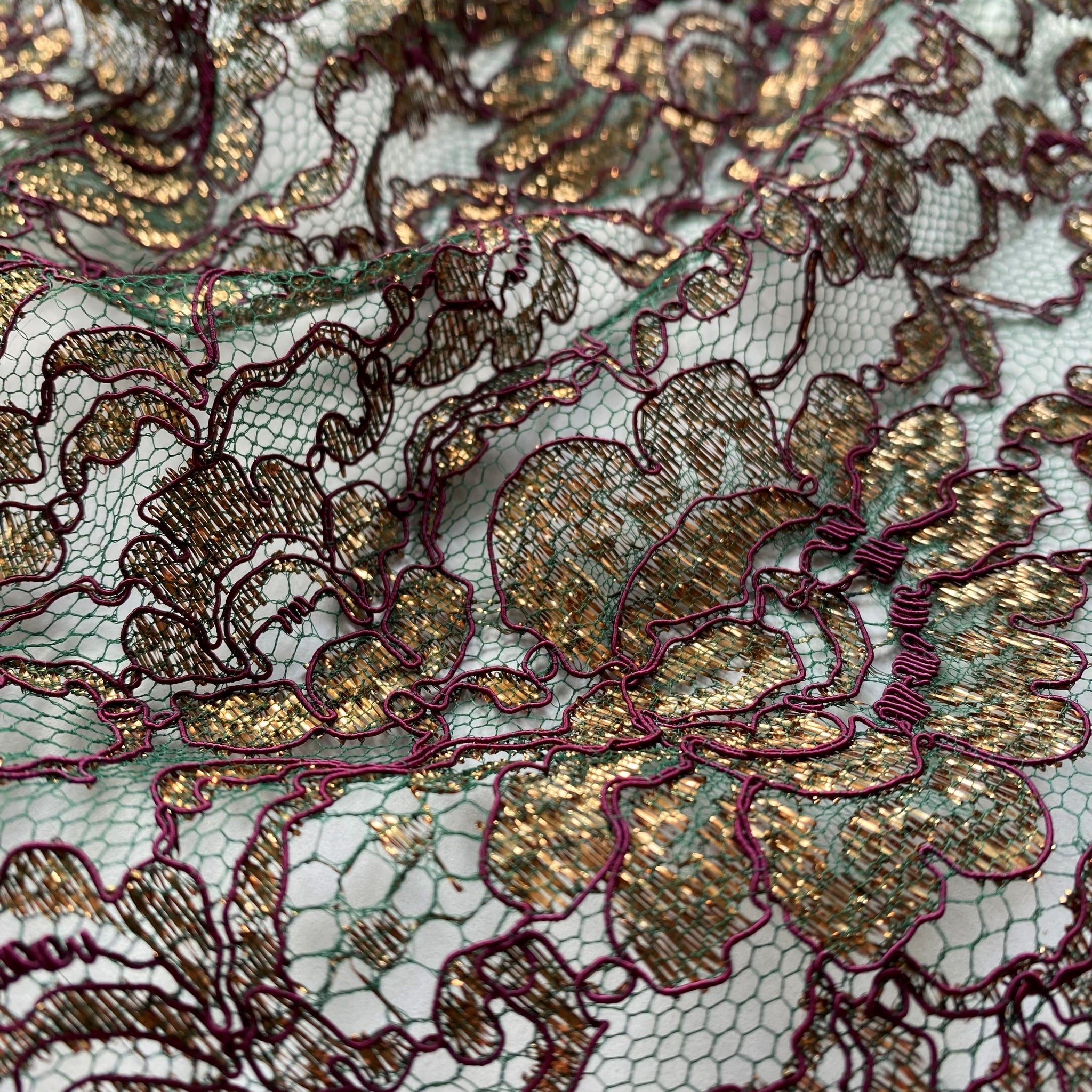 Lace Fabric: Fabrics from France by Solstiss, SKU 00072587 at $130