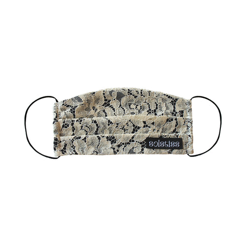 Solstiss Chantilly Lace Mask in French Vanilla, Made in France